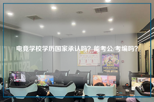 电竞学校学历国家承认吗？能考公/考编吗？