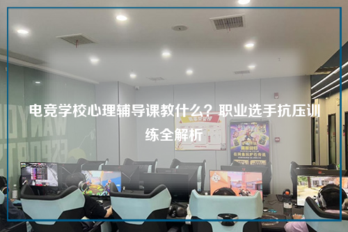 电竞学校心理辅导课教什么？职业选手抗压训练全解析